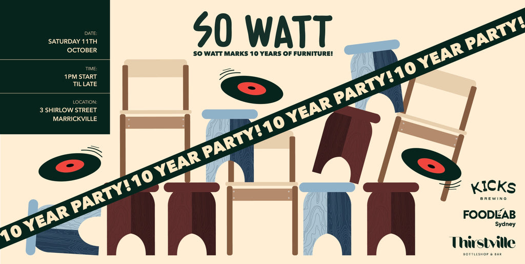 So Watt 10 Year Party - Time To Celebrate!
