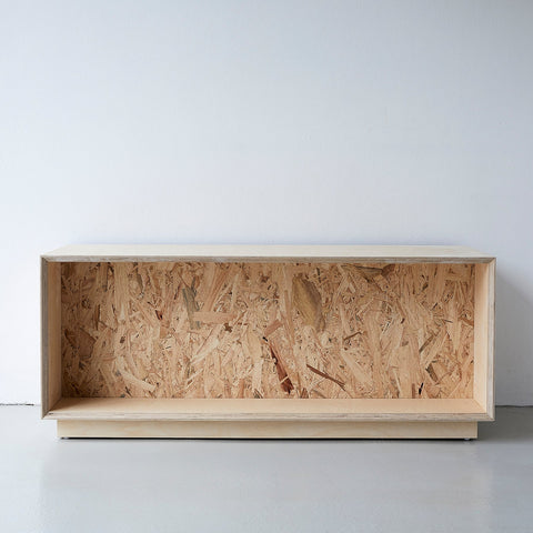 Plain View of Plywood Poppi Bench Seat, TV-Stand or Coffee Table