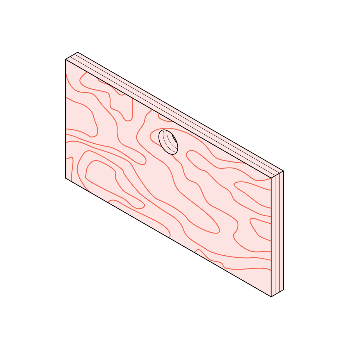 Drawer Front with Hole Handle For IKEA Hack Kitchens So Watt