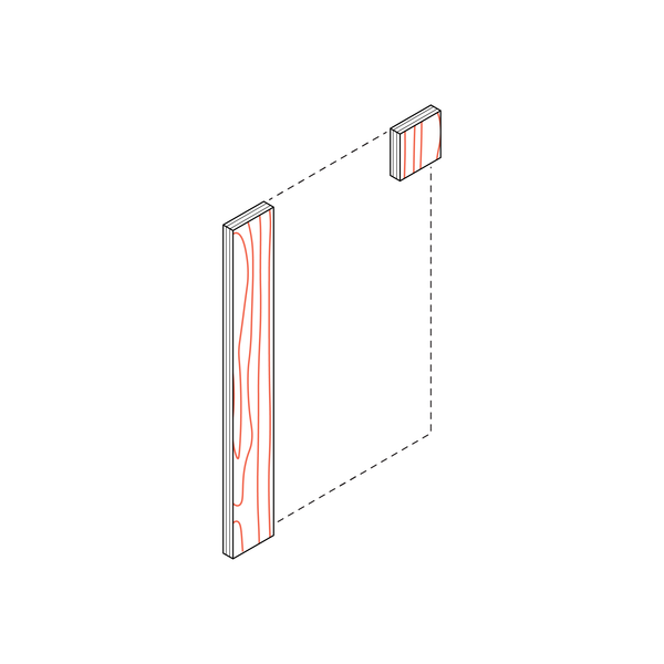Veneer on Ply fill strips