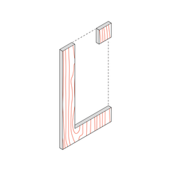 Veneer on Ply L-Shaped Fill Strips
