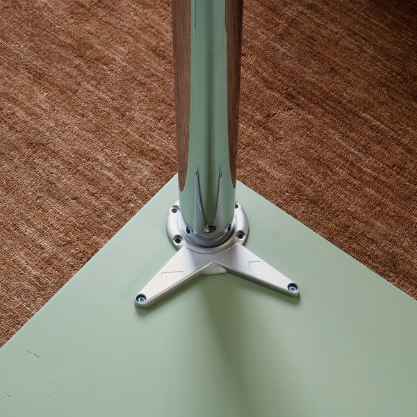 Plywood Timber Desk Table Metal Leg Detail