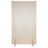 Front View Wooden & Plywood Pegboard
