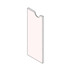 Fenix on Ply Door with Half Moon Cut