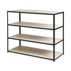 Plain Side View Plywood Steel Butch Shelves