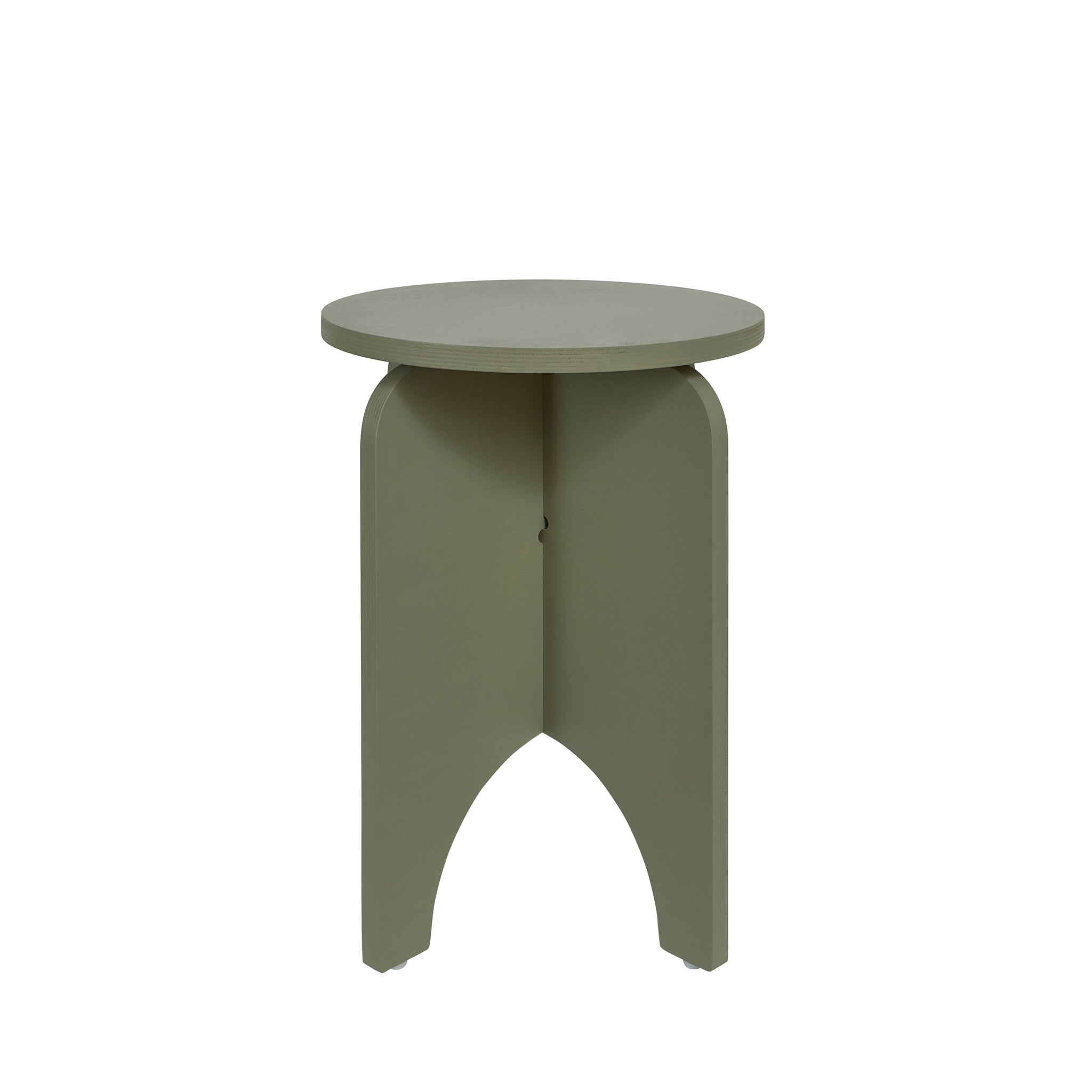 Avocado Green Plywood Stool | Green Chair & Stool | So Watt