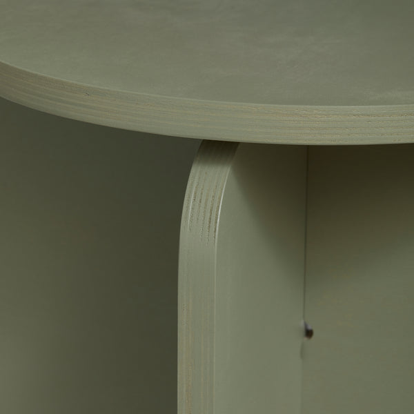 Close up of avocado Billi Plywood Stool