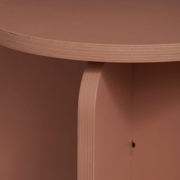 Close-up of Plywood Stool Billi Blush